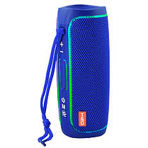 Bluetooth-колонка TG288 з RGB ПІДСВІЧУВАННЯМ, speakerphone, радіо, blue, фото 4