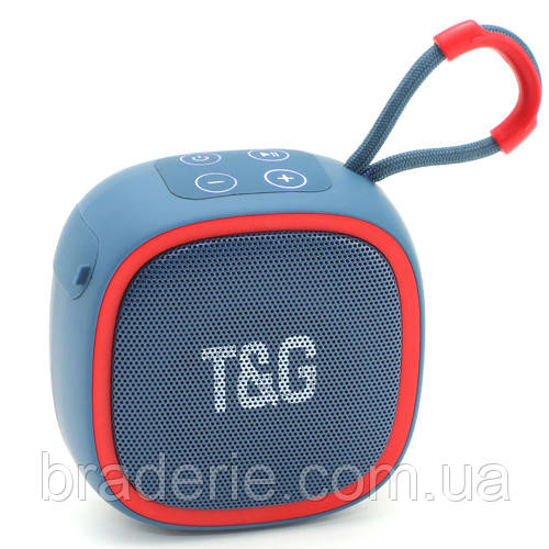 Bluetooth-колонка TG659, c функцією speakerphone, радіо, blue