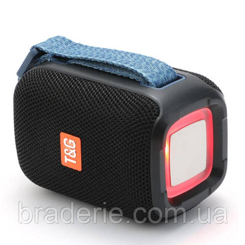 Bluetooth-колонка TG339 з RGB ПІДСВІЧУВАННЯМ,  speakerphone, радіо, black