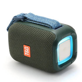 Bluetooth-колонка TG339 з RGB ПІДСВІЧУВАННЯМ,  speakerphone, радіо, green