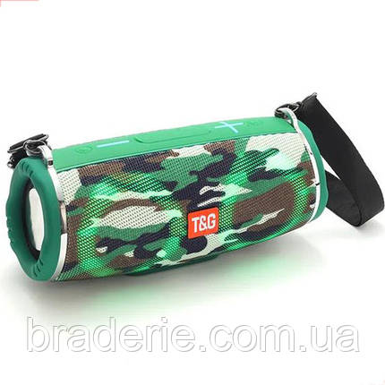 Bluetooth-колонка TG642 з RGB ПІДСВІЧУВАННЯМ, speakerphone, радіо, camouflage, фото 1