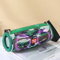 Bluetooth-колонка TG642 з RGB ПІДСВІЧУВАННЯМ, speakerphone, радіо, camouflage, фото 2