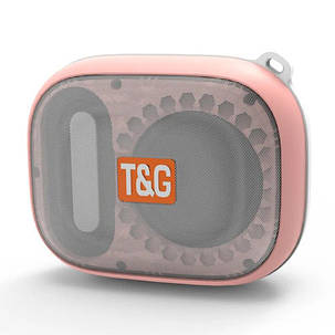Bluetooth-колонка TG394, IPX7, з функцією speakerphone, радіо, pink, фото 1