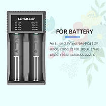 Зарядний пристрій LiitoKala Lii-C2, 2x21700/ 26650/ 18350/ 16340/ 18500, фото 3