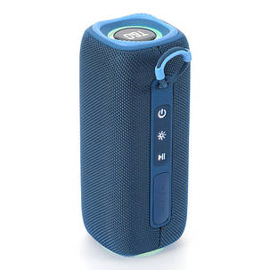 Bluetooth-колонка TG654 з RGB ПІДСВІЧУВАННЯМ,  speakerphone, радіо, blue, фото 2