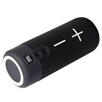 Bluetooth-колонка TG619C з RGB ПІДСВІЧУВАННЯМ, speakerphone, радіо, black, фото 4