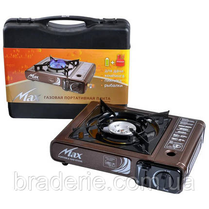 Портативна туристична газова плита MS-2500LPG (Корея оригинал) в кейсі, фото 1