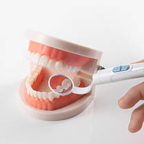 Стоматологічне дзеркало ZK-2358L з LED підсвічуванням (white+yellow), Li-Ion аккум., ЗУ USB, фото 4