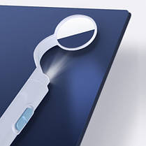 Стоматологічне дзеркало ZK-2358L з LED підсвічуванням (white+yellow), Li-Ion аккум., ЗУ USB, фото 5