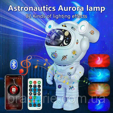 Зоряний 3D проектор XL-731 Astronaut, Bluetooth, Speaker, Night Light, фото 1