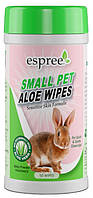 Espree Small Animal Wipes Влажные салфетки для груминга мелких животных 50 шт