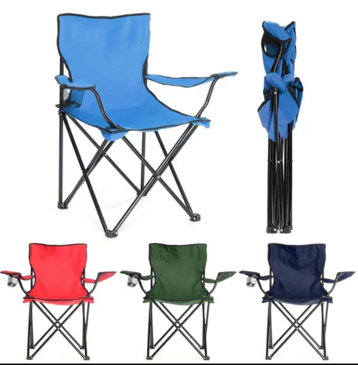Складаний стілець для туризму та риболовлі Camping Quad Chairз чехлом, фото 1
