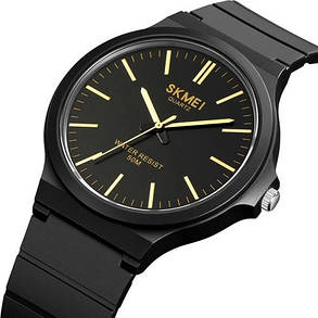 Годинники наручні 2108BKGD SKMEI, BLACK/GOLD, фото 2