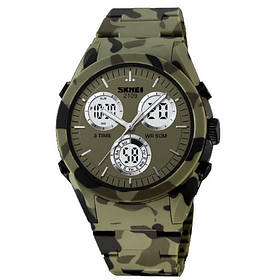 Годинники наручні 2109CMGN SKMEI, ARMY GREEN CAMOUFLAGE