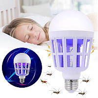 Знищувач комарів, мошок Світлодіодна лампа в патрон ZUP LIGHT Принада пастка для комарів TDN