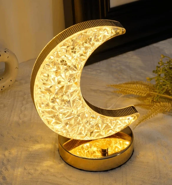 Настільна лампа з кристалами та діамантами Creatice Table Lamp 17, фото 1