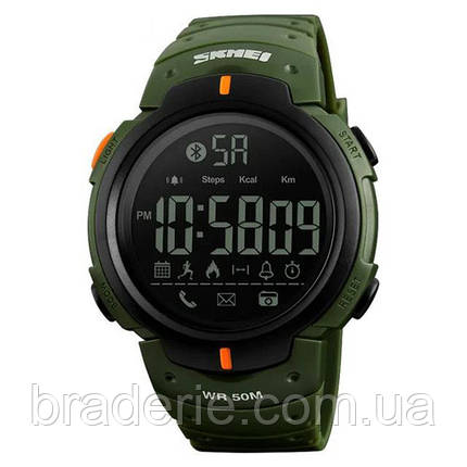 Годинники наручні 1301AG SKMEI, ARMY GREEN, Smart Watch, фото 1