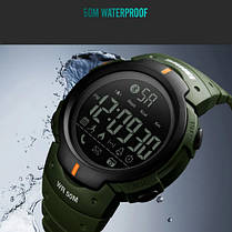Годинники наручні 1301AG SKMEI, ARMY GREEN, Smart Watch, фото 5