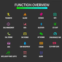 Годинники наручні 1629BK SKMEI, BLACK, Smart Watch, фото 4