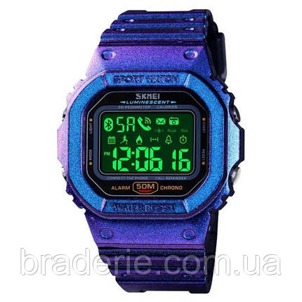 Годинники наручні 1629GTPL SKMEI, GRADIENT PURPLE, Smart Watch, фото 1