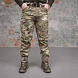 Штани тактичні військові 6 кишень Target "STINGER" мультикам ріп-стоп (вафелька), фото 5