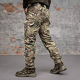 Штани тактичні військові 6 кишень Target "STINGER" мультикам ріп-стоп (вафелька), фото 7