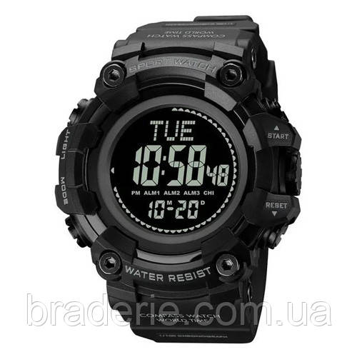 Годинники наручні 2037BK SKMEI, BLACK, Compass