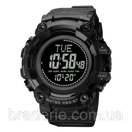 Годинники наручні 2037BK SKMEI, BLACK, Compass, фото 2