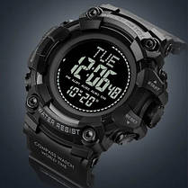 Годинники наручні 2037BK SKMEI, BLACK, Compass, фото 2