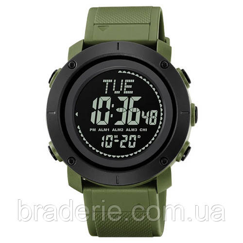 Годинники наручні 2095AG SKMEI, ARMY GREEN, Compass