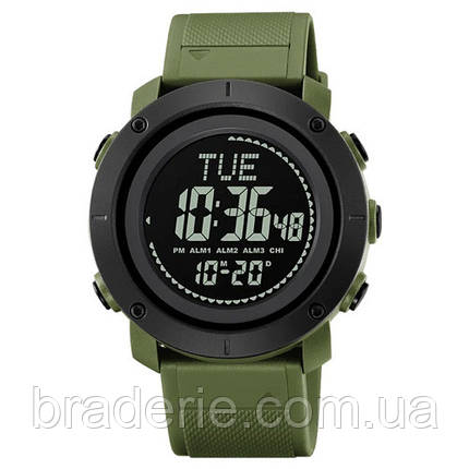 Годинники наручні 2095AG SKMEI, ARMY GREEN, Compass, фото 2