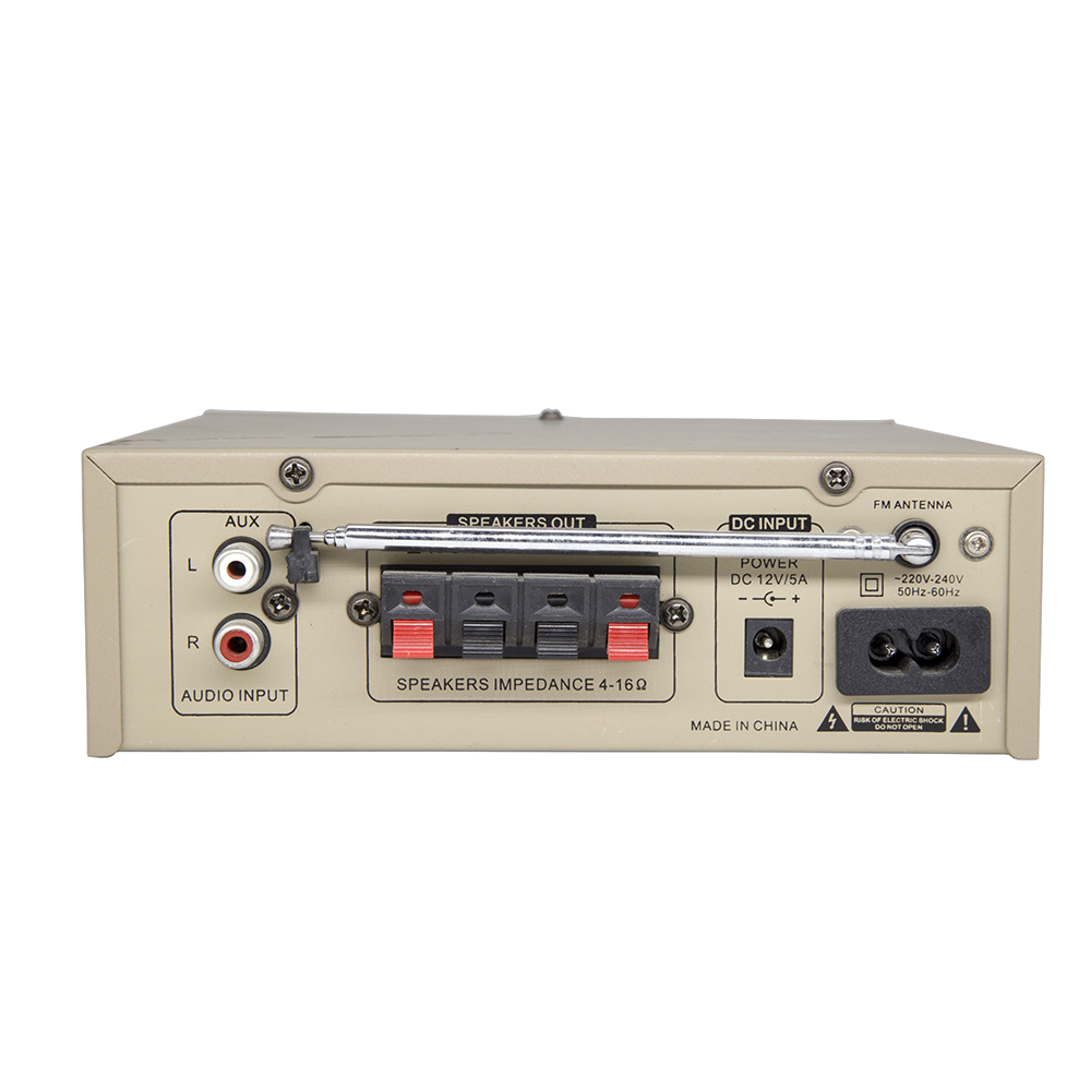 Усилитель звука стационарный Xplod 0909 Amplifier с FM-радио, USB, SD кардридером и пультом Д/У SWN - фото 2 - id-p2149626646
