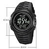 Годинники наручні 2147BKBK SKMEI, BLACK-BLACK, Compass, фото 6