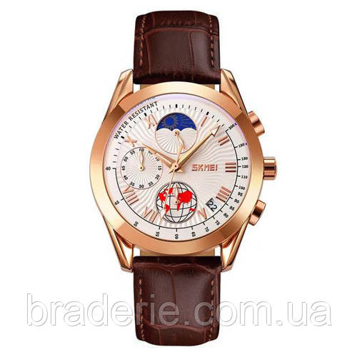 Годинники наручні 9236RGSI SKMEI, ROSE GOLD/SILVER