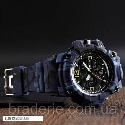 Годинники наручні 1155BCMBU SKMEI, BLUE CAMO, фото 2