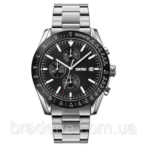 Годинники наручні 9253SIBK SKMEI, SILVER BLACK