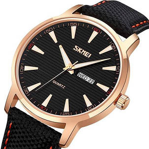 Годинники наручні 9303RGBK SKMEI, ROSE GOLD/BLACK, фото 2