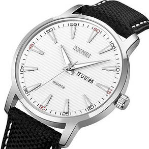 Годинники наручні 9303SIBK SKMEI, SILVER BLACK, фото 2