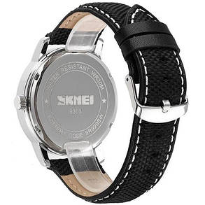 Годинники наручні 9303SIBK SKMEI, SILVER BLACK, фото 3