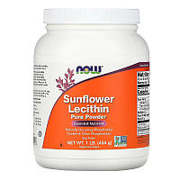Лецитин подсолнечный NOW Sunflower Lecithin Pure Powder (454 г)