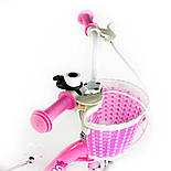 Дитячий велосипед RoyalBaby Chipmunk MM Girls 18" рожевий, Рожевий, фото 4