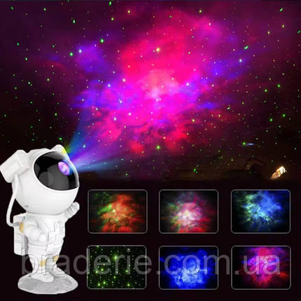 Зоряний 3D проектор TRK 100 Astronaut, Bluetooth, Speaker, Night Light, фото 1