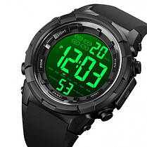 Годинник наручний 1845BK SKMEI, BLACK, фото 4