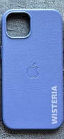Чехол для Iphone 13 Pro Leather Case PU MagSafe, чехол накладка на айфон TPU+искусственная кожа Сиреневый