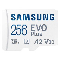 Карта Памяти Samsung EVO Plus microSDXC 256GB UHS-I + SD адаптер