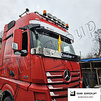 Козырёк солнцезащитный с нержавеющего металла для "Mercedes-Benz" Actros MP4 (BM963; 2011-2018)