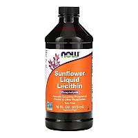 Лецитин подсолнечный NOW Sunflower Liquid Lecithin (473 мл)