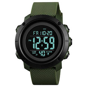 Годинники наручні 1426AGBK SKMEI, ARMY GREEN-BLACK, ABS RING