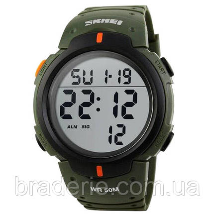 Годинники наручні 1068AG SKMEI, ARMY GREEN, фото 1