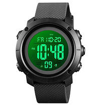 Годинники наручні 1426BKBK SKMEI, BLACK-BLACK, ABS RING, фото 4